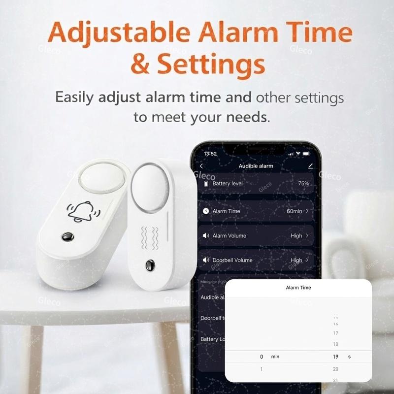 Zigbee Siren Alarm 110dB Vibration Sensor Optional TUYA Smart Life&2MQTT Smart Home Security Detector Required Zigbee Gateway