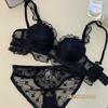 Fragrant love butterfly, underwear women's small breasts thin sexy gathering no steel ring anti-sagging girl lace bra cover