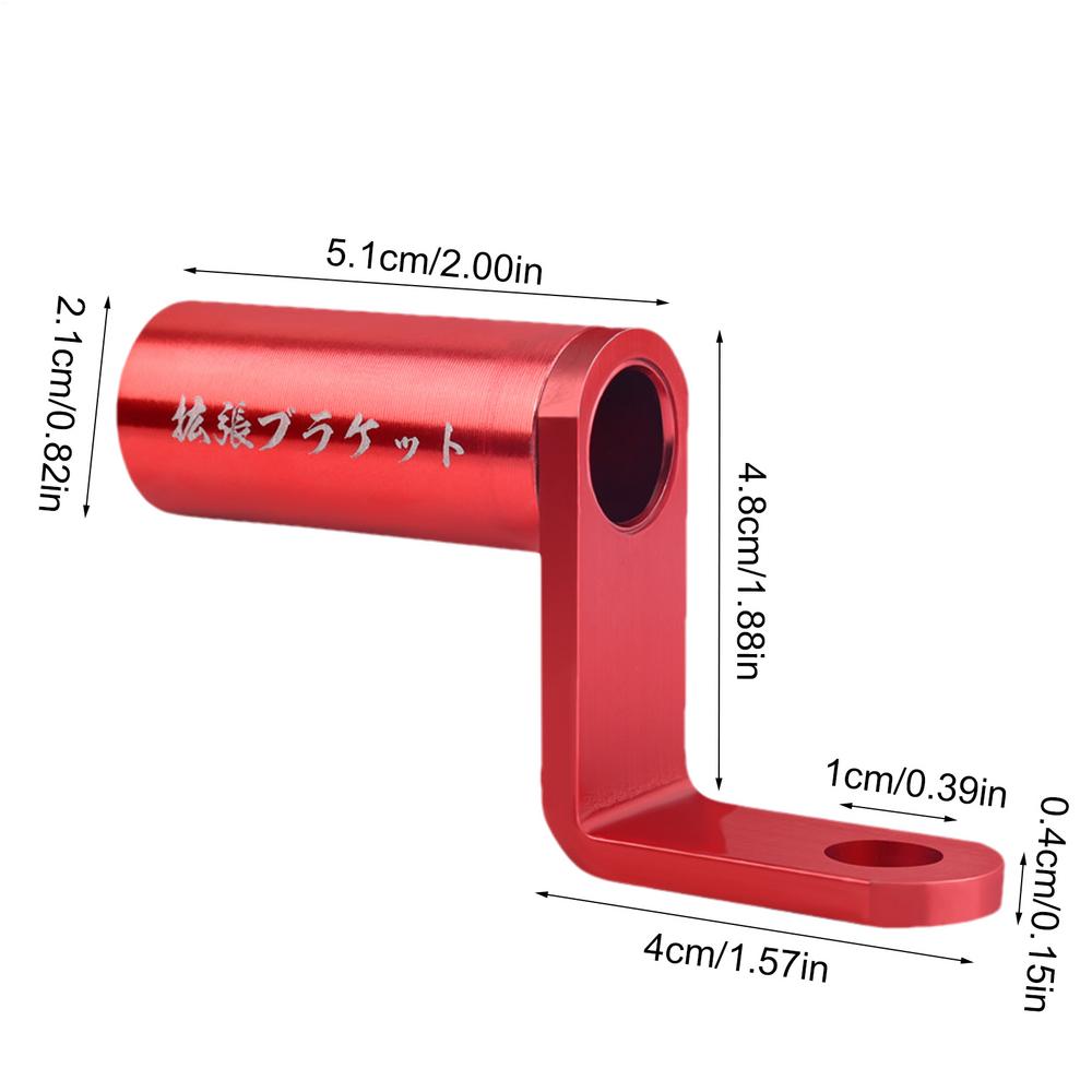 Motorcycle Rearview Mirror Mount Extender Bracket Holder Aluminum Alloy Handlebar Mirror Adapter Mobile Phone Support Stand