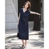 Elegant V-Neck A-Line Sleeveless Summer Dress