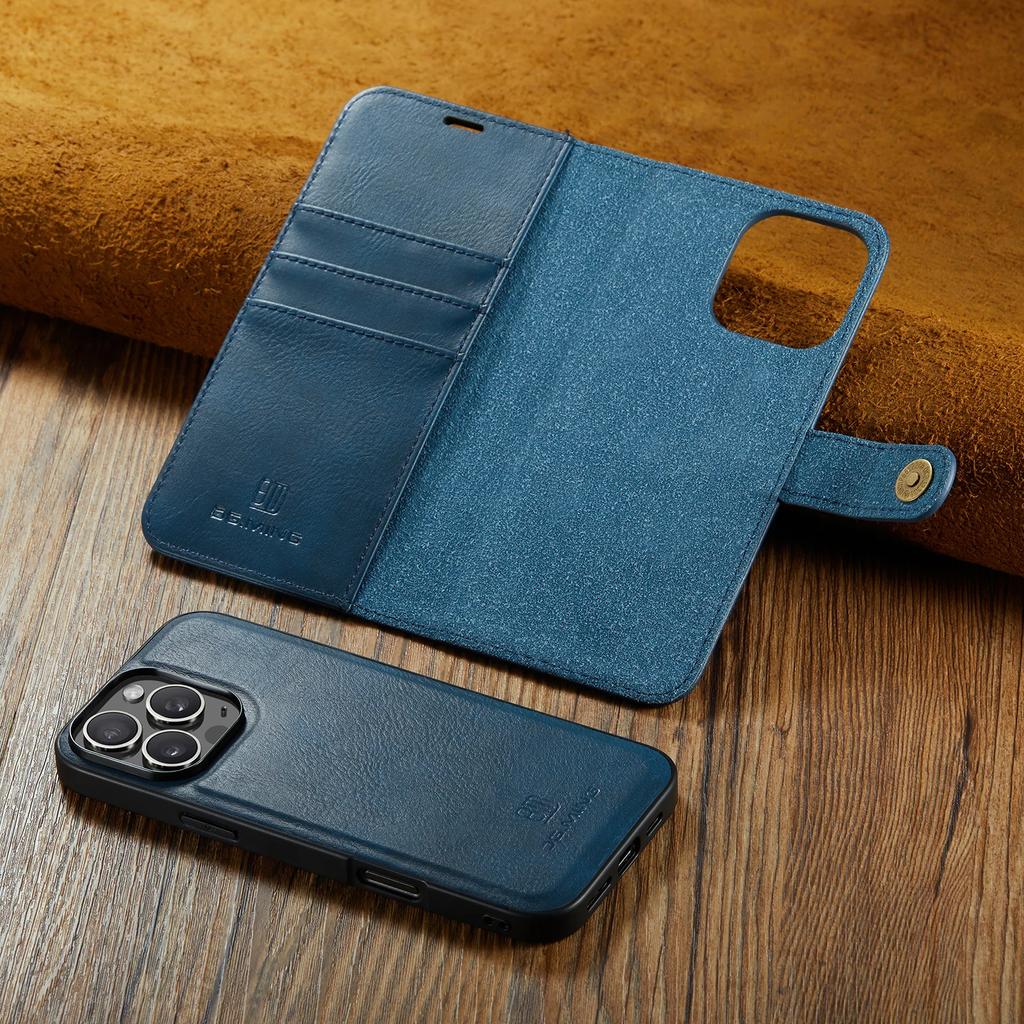 2 in 1 Detachable Cards Solt Wallet Leather Book Case For iPhone 16 Pro Max 15 Plus 13 12 11 Book Flip Bag Pocket Magnetic Cover