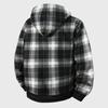 Men's Cardigan Hooded Skirt Fleece-Lined Casual Sports Sweatshirt