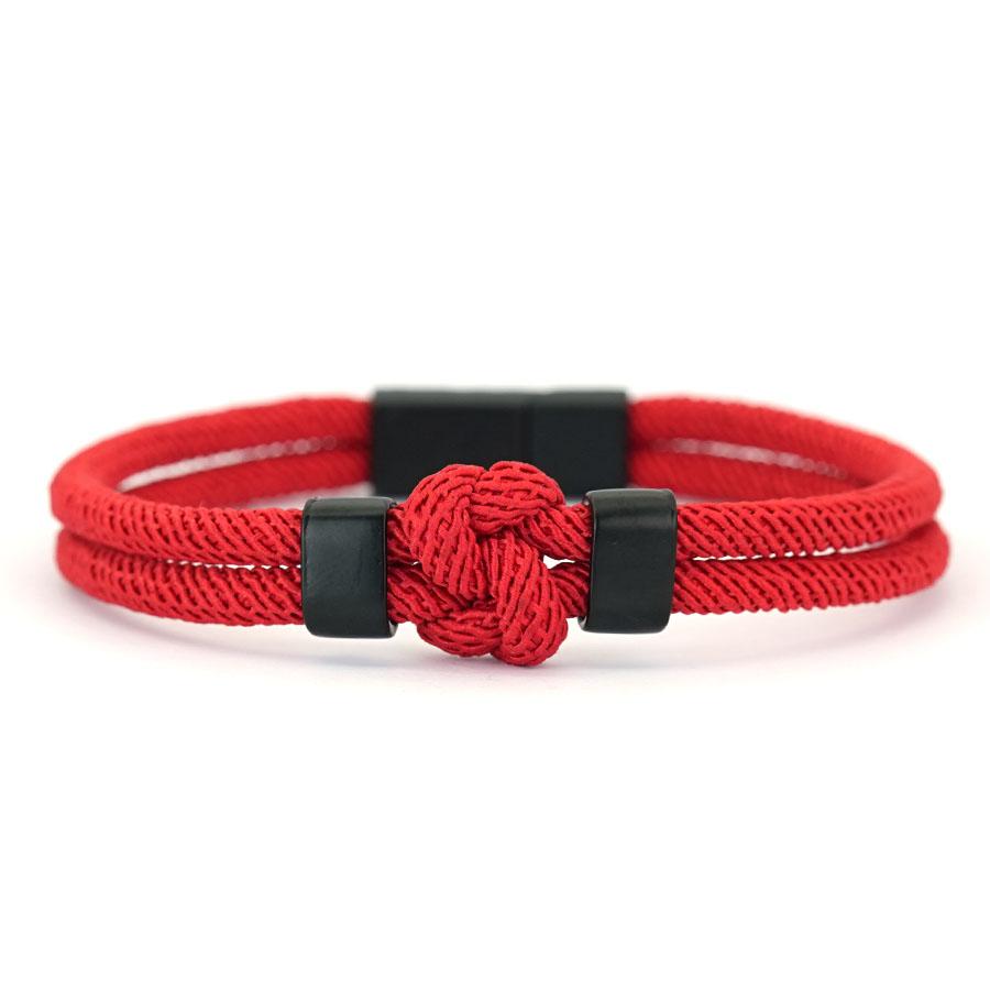 Noter New Design Men Rope Bracelet 6 Color Options Grade A 4mm Nylon Cord Versatile Casual Wrist Jewelry Perfect Gift For Him