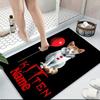 Custom Name Kitten Clown Balloon Theme Carpet Rug Customizable Soft Washable Anti-Slip Home Living Room Sofa Mats Personalized Rug. 0909106