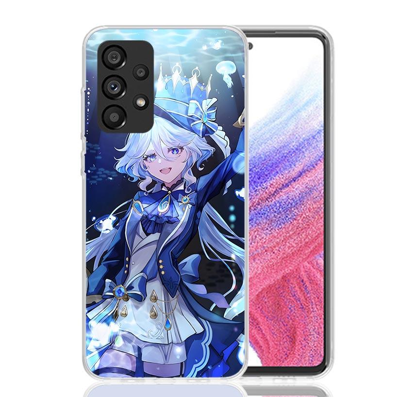 Genshin Impact Furina Phone Case For Samsung Galaxy A17 A16 A14 A15 A13 A57 A56 A54 A55 A53 A37 A36 A34 A35 A33 A26 A24 A25 A23