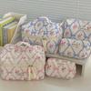 Bowknot Flower Lipstick Storage Bag Travel Supplies Coin Purse Portable Flower Makeup Bag  Travel