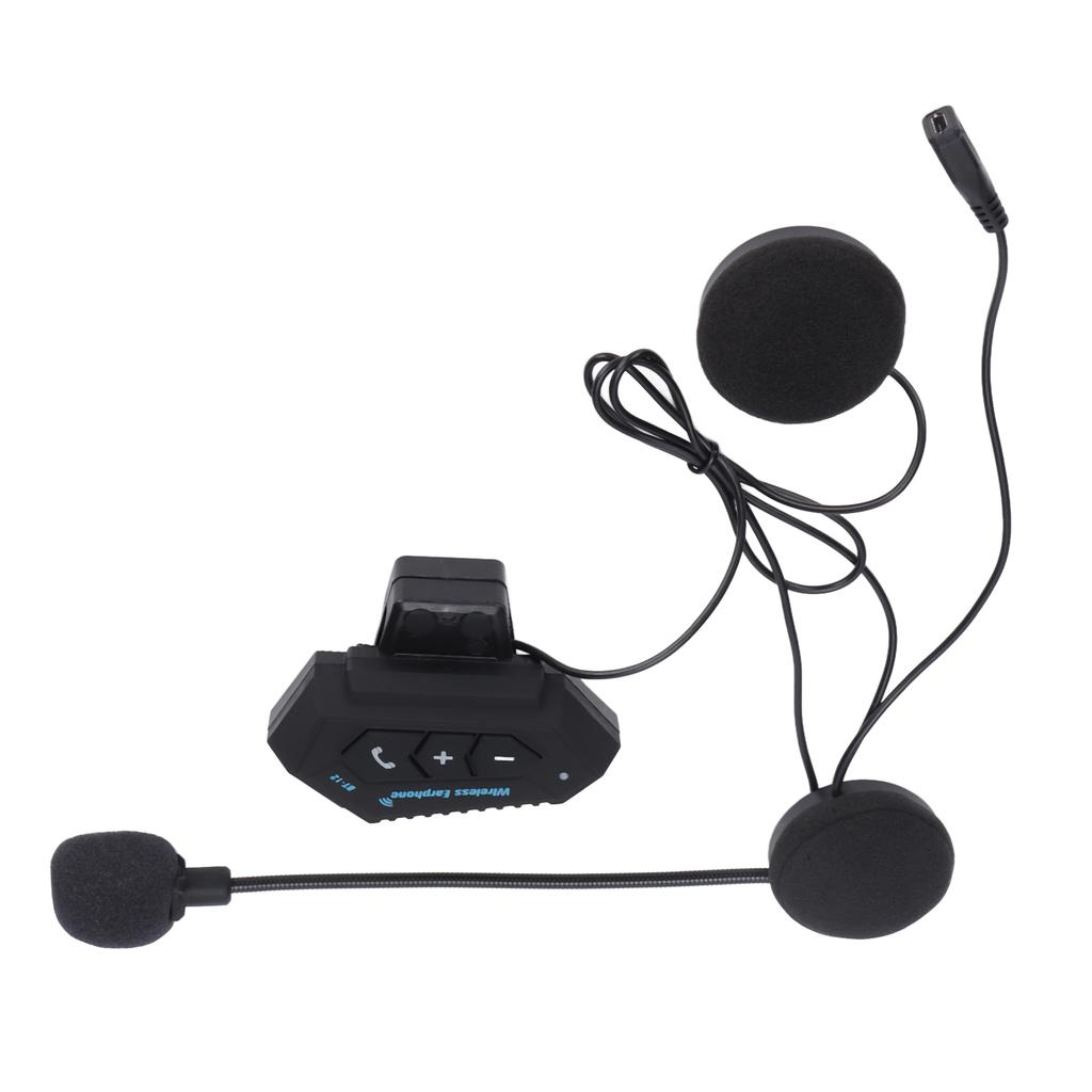Motorcycle Bluetooth Earphone Helmet Bluetooth Intercom Headset with Automatic Answering Hands Free