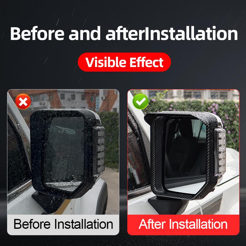 For Land Cruiser Prado LC250 1958 Rearview mirror rain eyebrow J250 Exterior Decoration Accessories 2024-2025 Lexus GX 550
