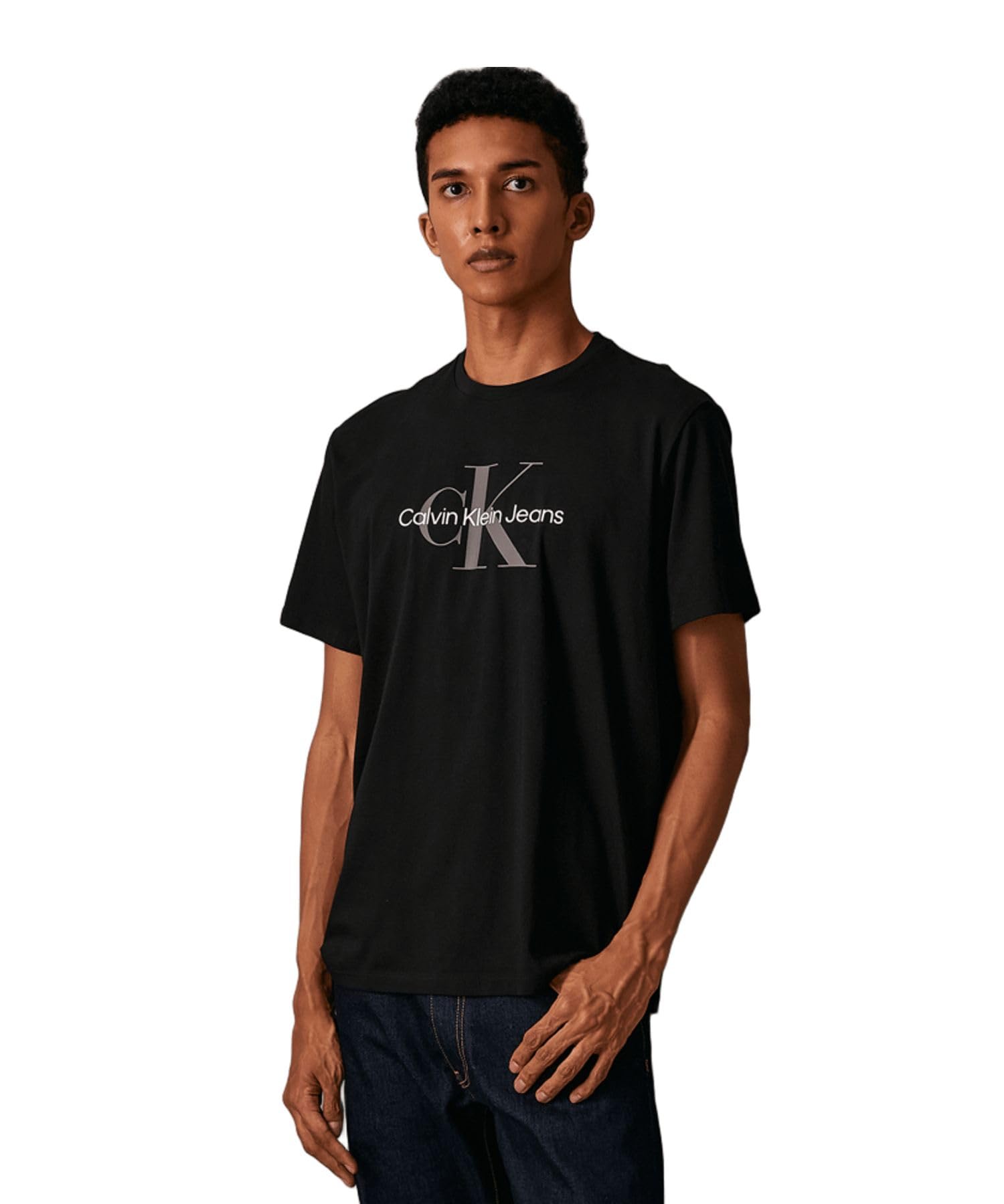 Monologo 40EM286 XS BLACKUB1 [Calvin Klein] [Official Brand] T-Shirt
