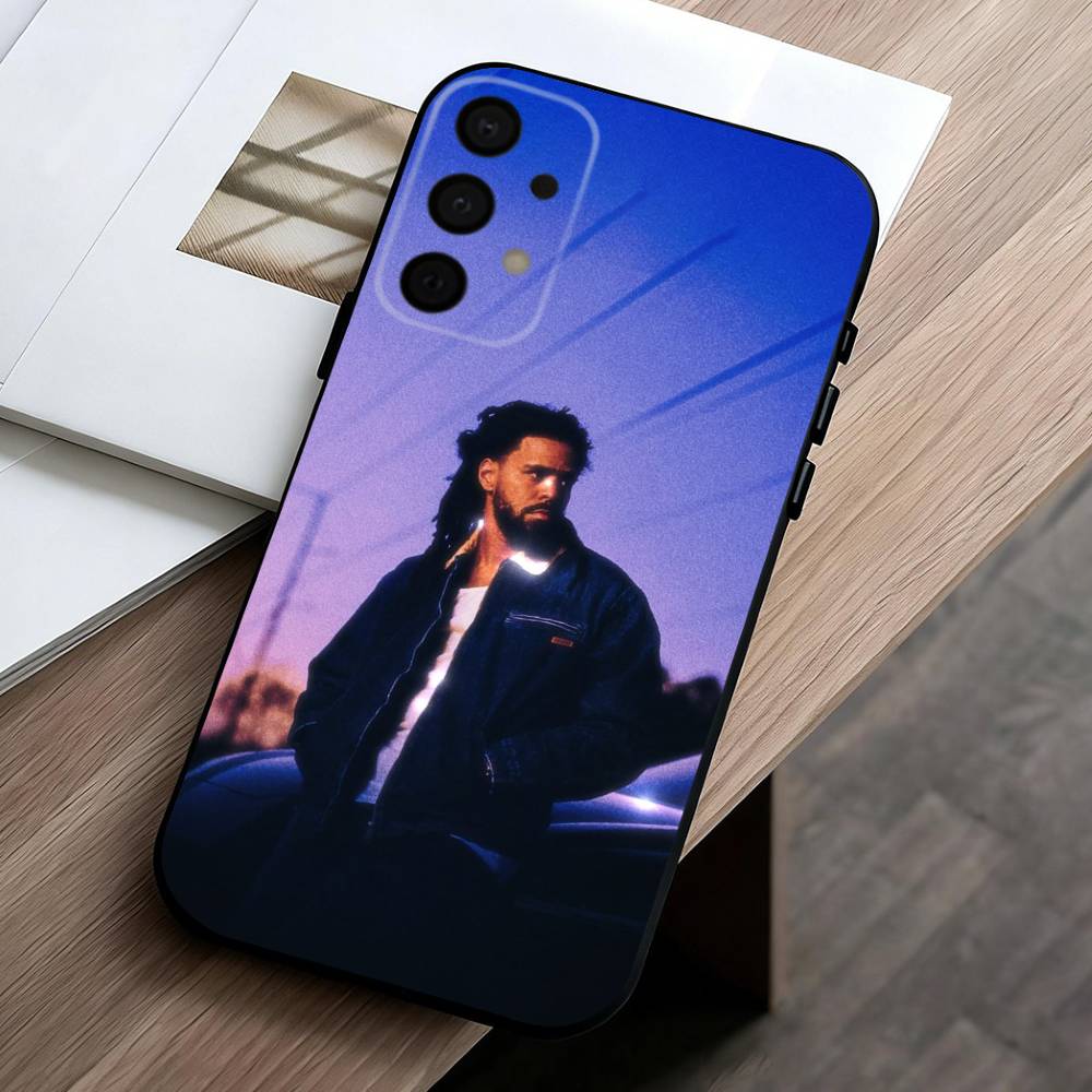 Rapper Singer J-J C-Cole-E Phone Case For Samsung Galaxy A73,A72,A71,A70,A53,A52,A51,Others Soft Black Shell
