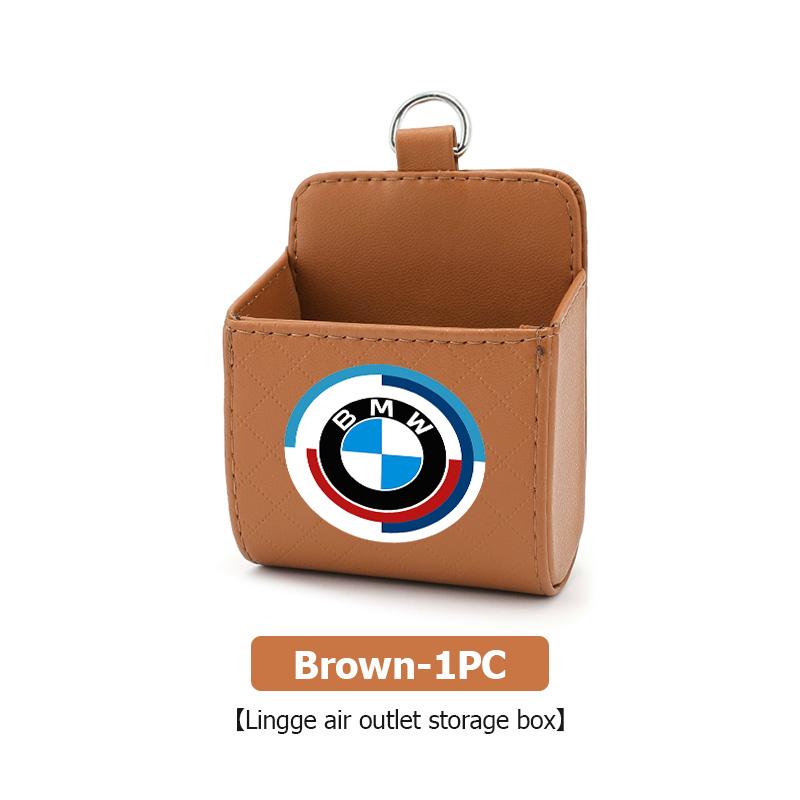 FA3-Car Phone Holder Pouch Hanging Storage Outlet Air Vent Trash Box For BMW X1 X3 E39 E46 E30 E36 E87 E60 E90 F26 G02 E70 F15 E53
