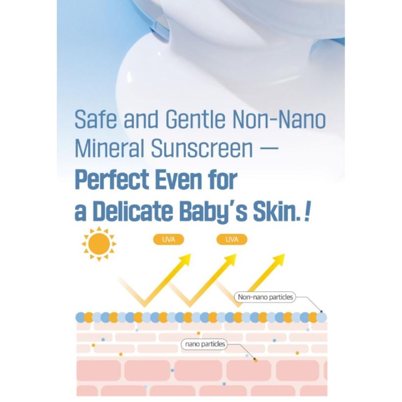ROUND LAB Cushion Solar Suave para Bebé SPF50+ PA++++ 16g Proteção UV Suave e Cuidado Calmante