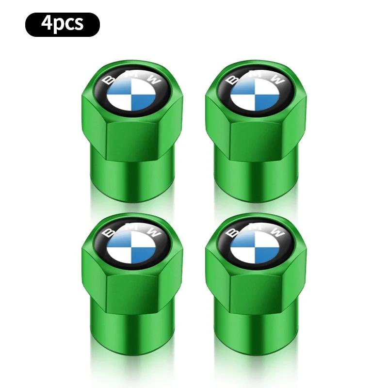 4pcs Metal Car Wheel Tire Valve Air Stem Cap Covers For BMW M M3 M5 F10 F30 F20 E28 E30 E34 E36 E39 E46 E91 Performance X1 X2 X5