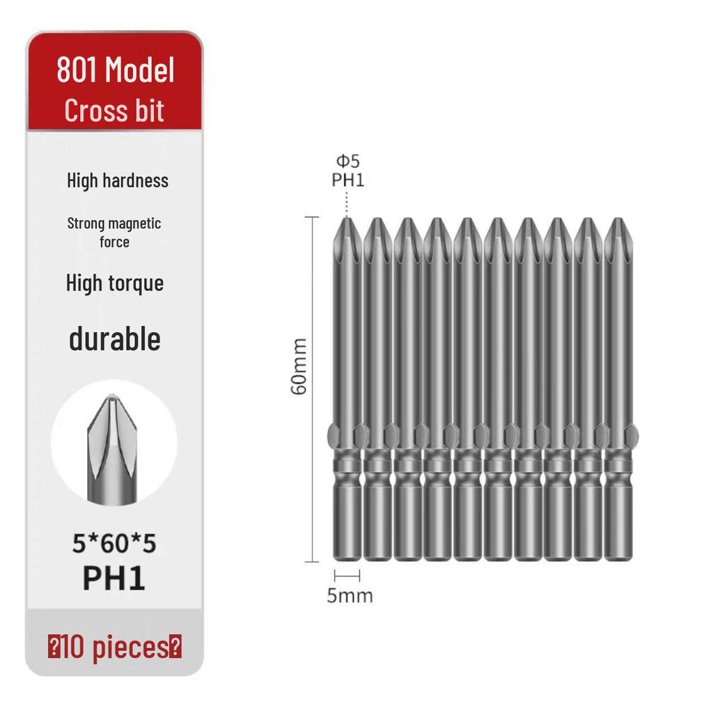 Cross 800 S2 Steel Magnetic Screwdriver Bits (801 & 802) for Electric Drills