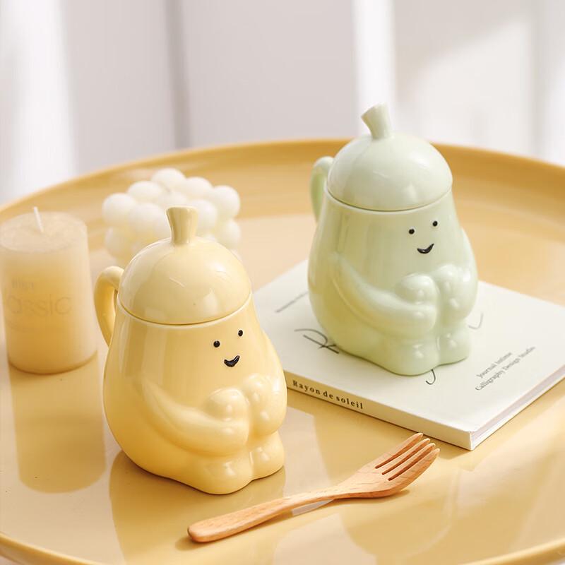Cute Korean Style Pear Ceramic Mug