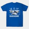 Asian Size Cotton Unisex Tshirt Print T-shirt Kakashi Sharingan Gaze T-shirt No-Cut Print Regular Fit