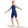 Kids 2.5mm Neoprene Wetsuit Snorkeling Surfing Diving Warm Full Body Short Sleeve Dive Suit Girls