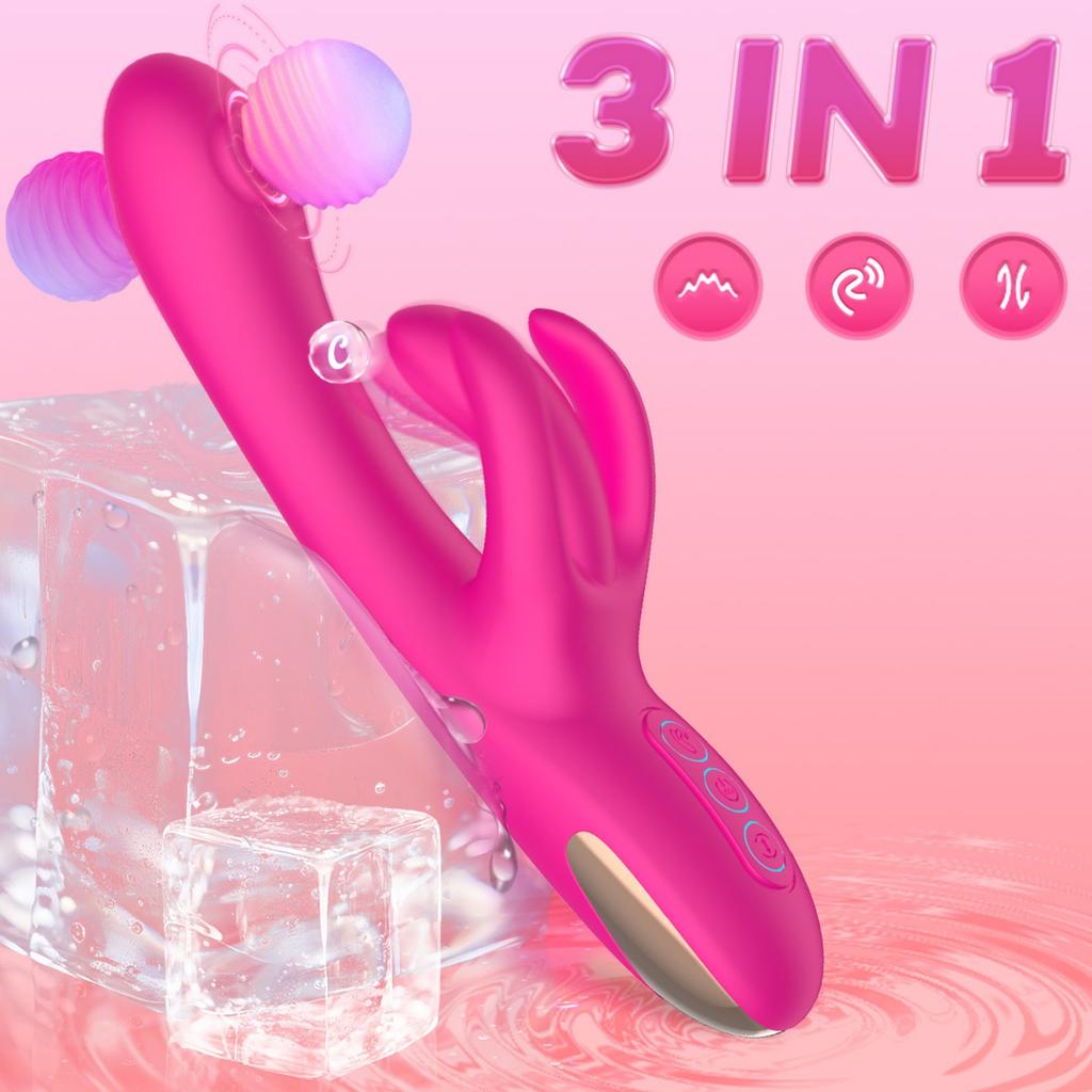 3 In 1 Adult Toys Dual Pulse Band 7 Frequency 3 Electric Modes G-spot Vibrator Clitoral Stimulator Female Erotic Products Sex Toys