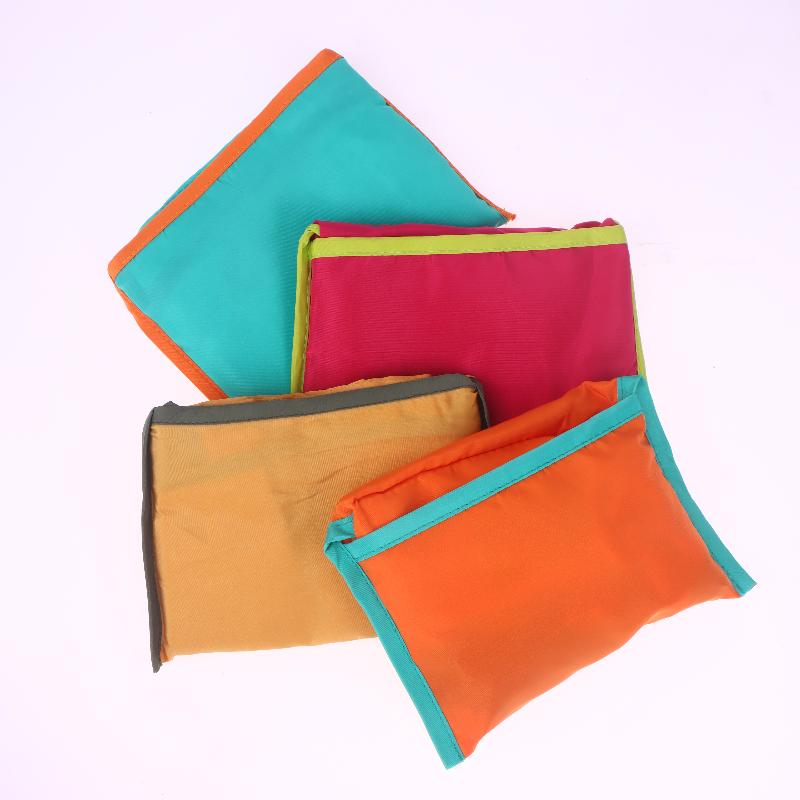 Single Foldable One - Shoulder Shopping Bag: Environmentally Friendly, Portable For Supermarket Groceries