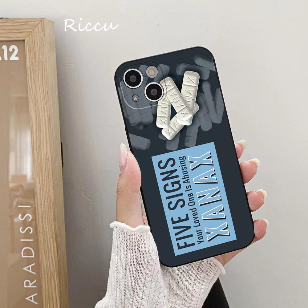 PARA iPhone 14 Funda de Teléfono PARA iPhone 14 11 12 Pro 8 7 Plus X Pro MAX 12 MINI XR XS 13 14 Patrón XANAXS Fundas de Teléfono Silicona
