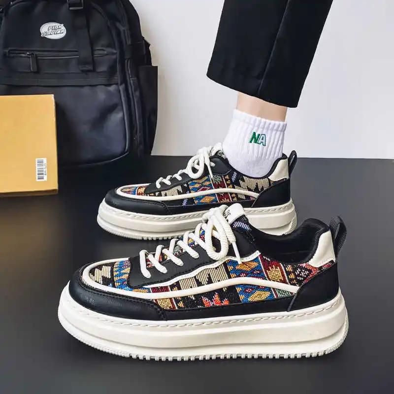 Fashion With Lacing Lace Up Sneakers Dress Heels 48 Size Shoes For Men Shoes Elegant Men Sports Resale Luxus Shooes Special Use