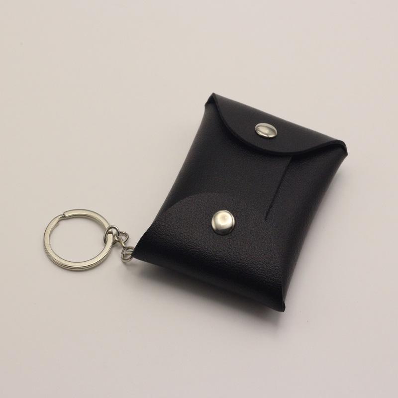 Cute Personalized Card Holder & Coin Purse with Keychain and Snap Closure - Logo Printing Available