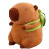 Super Cute Capybara With Turtle Backpack Capibara Plush Doll Giant Kawaii Stuffed Animal Doll Children Kids Birthday Gift Toys