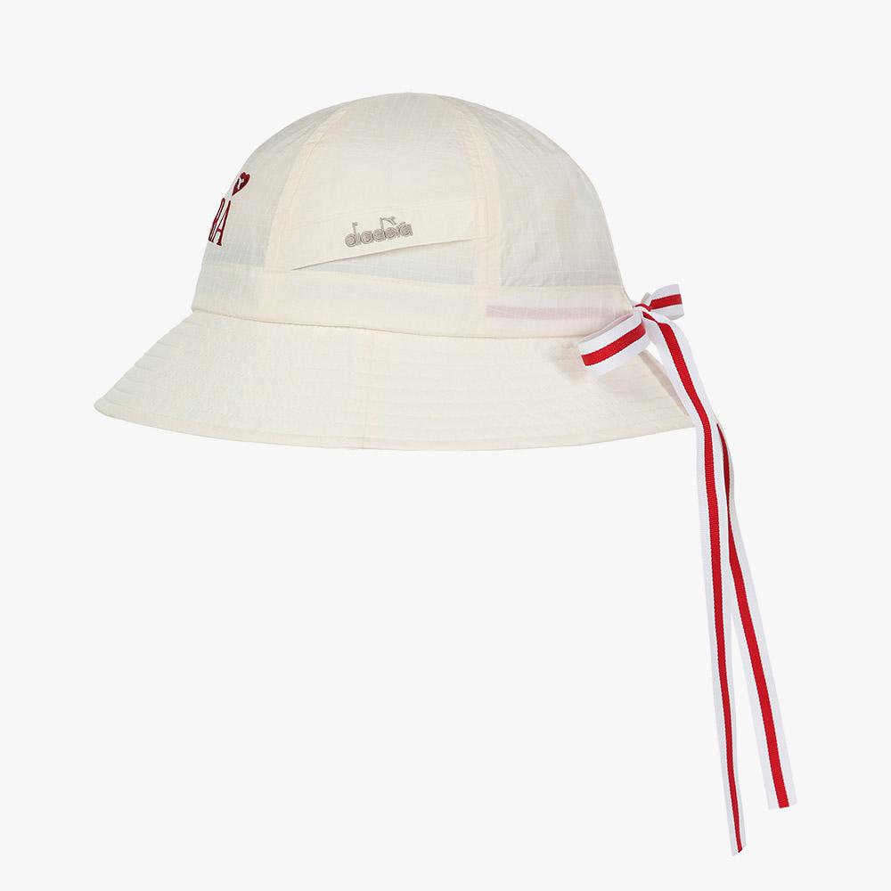 diadora Ribbon Bucket Hat Ivory