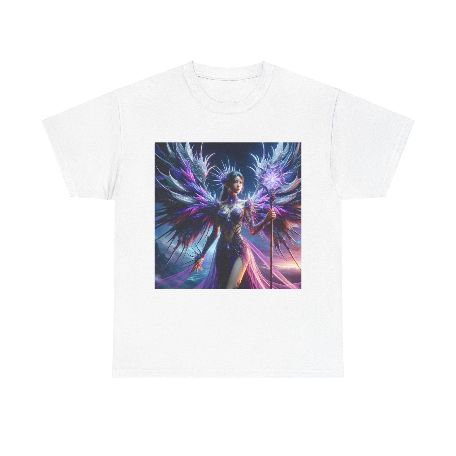 Unisex Adult T Shirt Thorned Seraph Hyper-Realistic Artwork Celestial 2XL