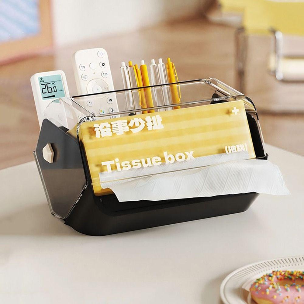 Plastic Tissue Box Decorative Paper Storage Organizer Creative Tissue Case Cover  Table Decor