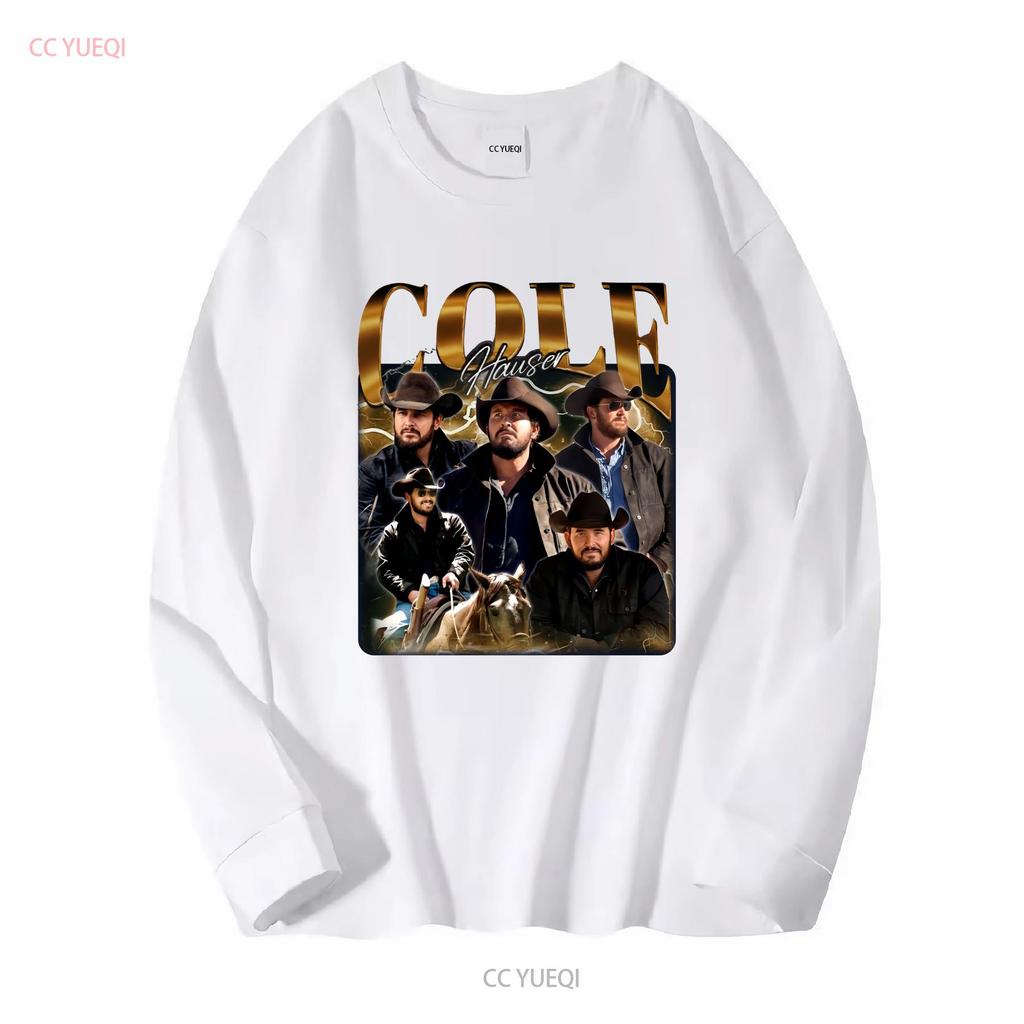 Limited Cole Hauser Vintage T Shirt Fan Homage Merch Retro 90s Long Or Short Sleeves Vintage Washed Comfortable Stylish