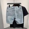 Jungen Hellblaue Denimshorts - Trendige Lockere Straight Fit, Sommer All-Match 5-Punkt-Hose