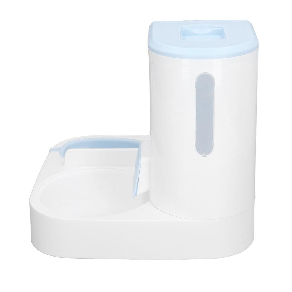 Pets Automatic Feeder Waterer Set Multifunction 2 in 1 One Piece Large Capacity Cat Waterer Feeder for Indoor