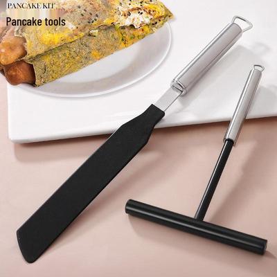 Stainless Steel Egg Pancake Scraper & Fruit Griddle Tools 