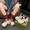 Women's Sports Shoes All Year Round Thick-soled Tennis Shoes Women's Casual Mesh Height Increase Zapatillas De Deporte