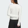 Adidas 3-Stripes Series Long Sleeve Sports Casual T-Shirt FW24 Women Tops White JW4643