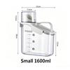 Airtight Pet Food Storage Container , Seal Dry Food Dispenser, Portable Handle Dog Cat Grain Storage Bin For Kitchen Cbinet