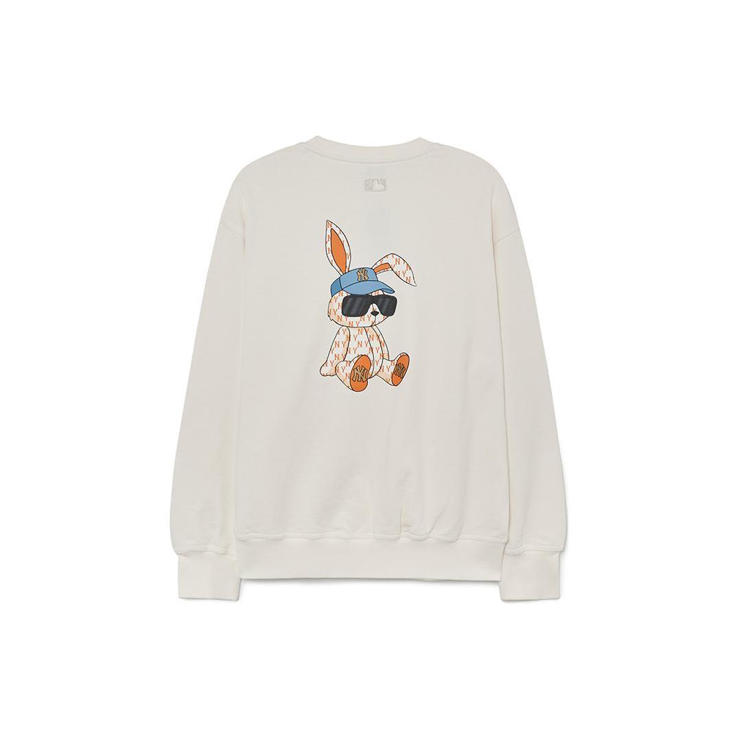 

New MLB New York Yankees Sweatshirts Unisex Cream 3AMTQ0131-50CRS XL