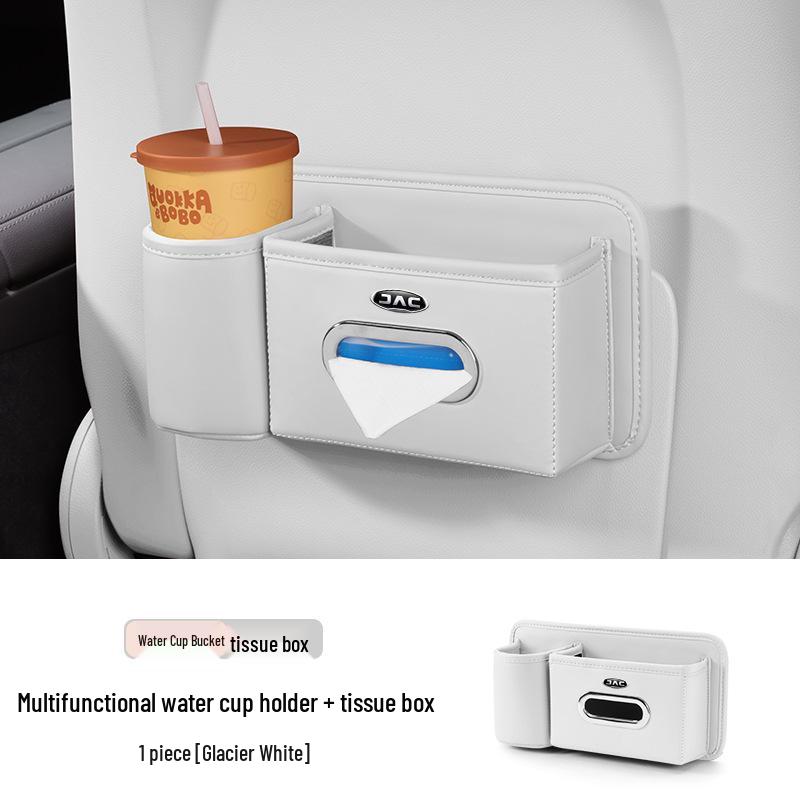 Multi-Functional Tissue Box & Cup Holder for JAC Refine RF8 Y3 X8 M3 E3 T8 QX L5