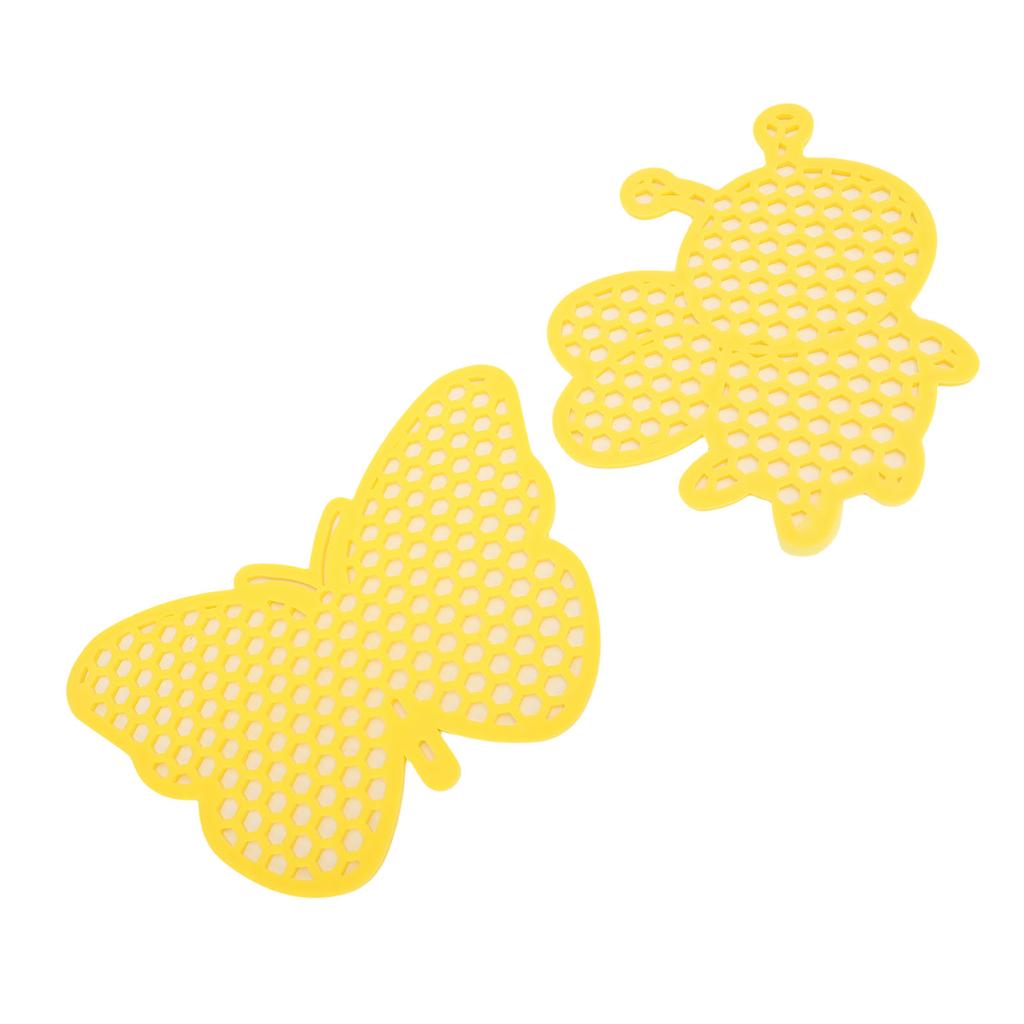 2 Pcs Floating Bee Island Secure Landing Spot Decorative Floating Bee Water Station for Outdoor