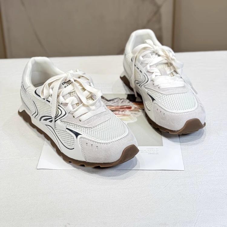 Mesh Versatile Wear-resistant Flat-bottomed German Training Shoes Women's Ins Tide 2025 New Summer Breathable Versatile Sports Forrest Gump Shoes