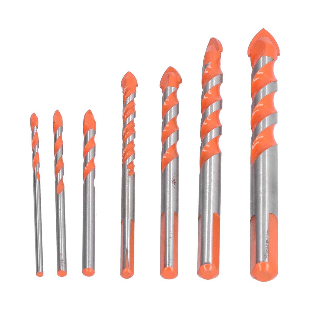 Drill Bits Punching Triangular Drill Bits with Storage Case for Ceramics Marble Wall Openings
