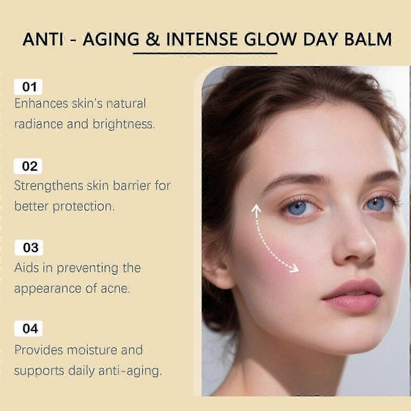 Organic Mature Women Skin Care Set - Rose Revive Face Scrub, Anti-Aging & Intense Glow Day Balm, Anti-wrinkle Night Balm, Dark Circles & Eye Bag