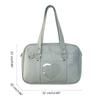 Womens Shoulder Bag Animes Heart Messengers Bag Large Capacity School Bag Japanese Style Crossbody Handbags Cute Ita Bag