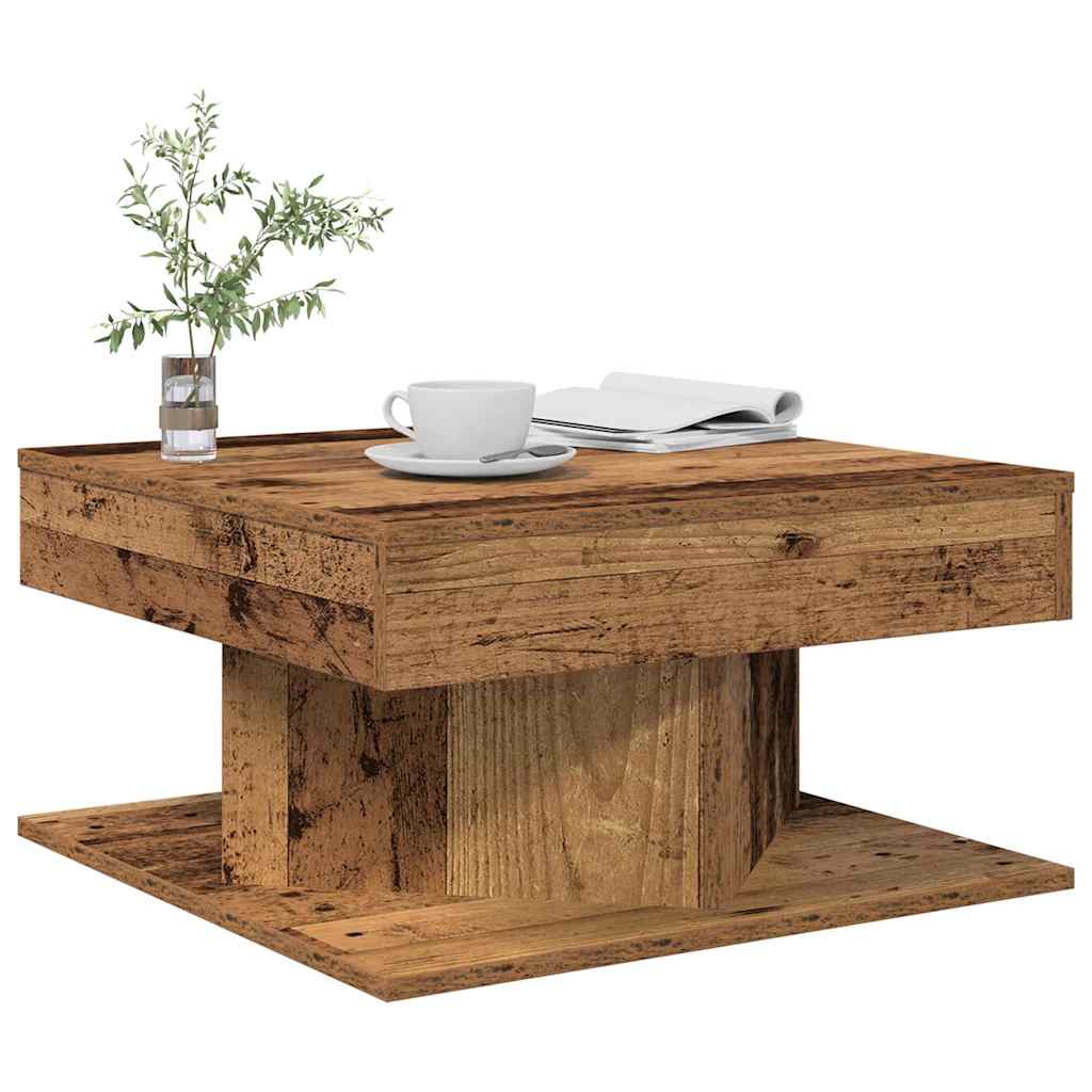 Vidaxl Couchtisch, Altes Holz, 55x55x30 cm