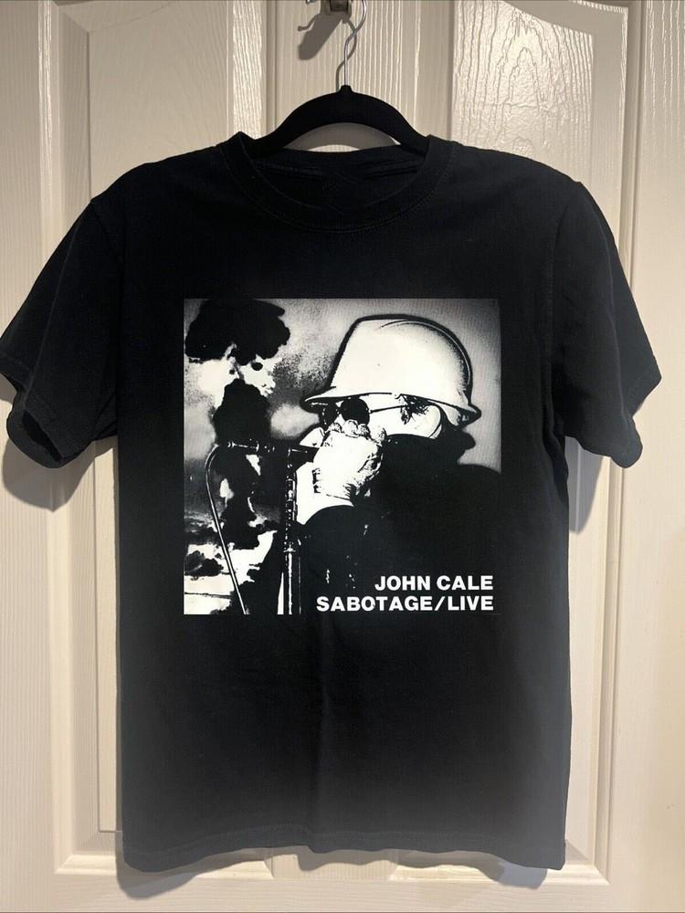 

Винтажная футболка JOHN CALE Sabotage Live Унисекс Концертная S - 5XL BO796 Унисекс Футболка XXXXL