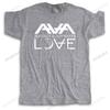 homme streetwear short sleeve casual funny t shirt Angels  Airwaves Love AVA Brand Cotton cool crew neck Tshirt Drop Shipping