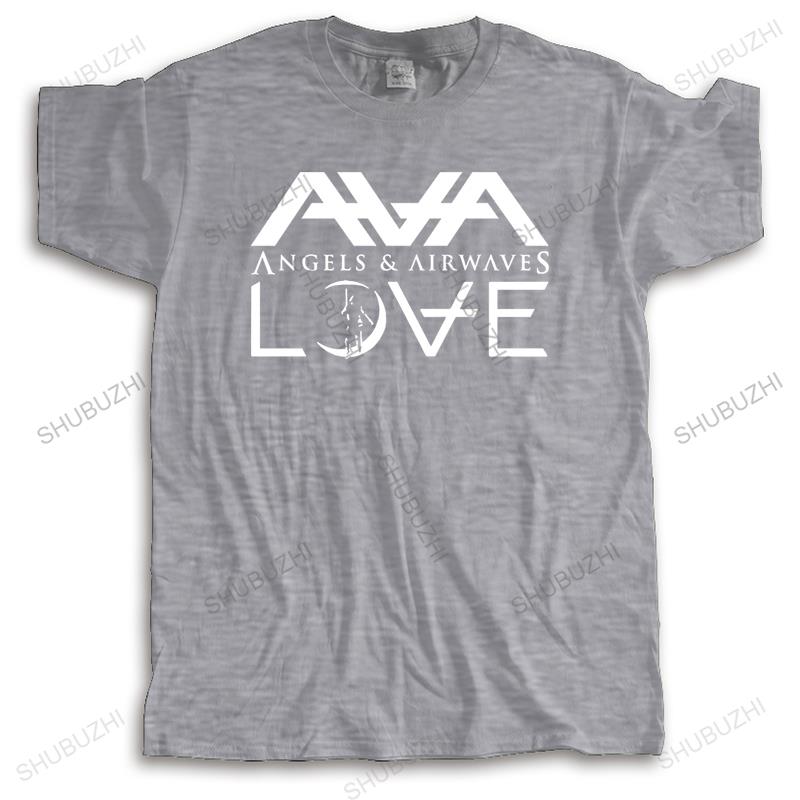 homme streetwear short sleeve casual funny t shirt Angels Airwaves Love AVA Brand Cotton cool crew neck Tshirt Drop Shipping