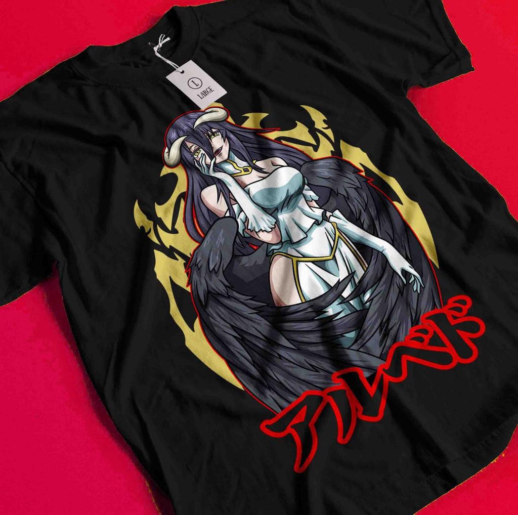 Overlord Tshirt Albedo Shirt Shalltear Bloodfallen Tshirt Ainz Ooal Gown Anime
