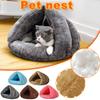 Winter Warm Triangular Cat Litter Pet Kennel Cat And Dog Mat Thick Sleeping Bag